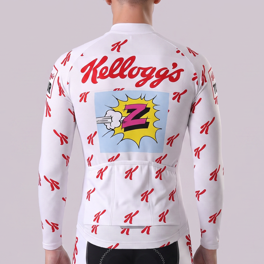 1990 Kellogg's Fleece Long Cycling Jersey