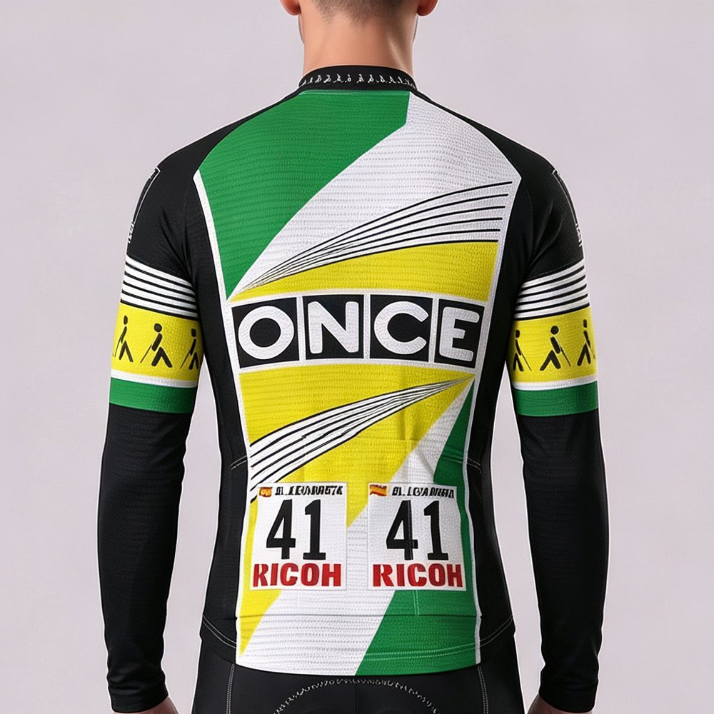 1995 ONCE Fleece Long Cycling Jersey