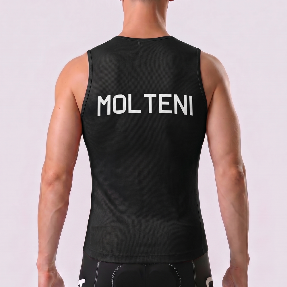 Black MOLTENI Cycling Vests