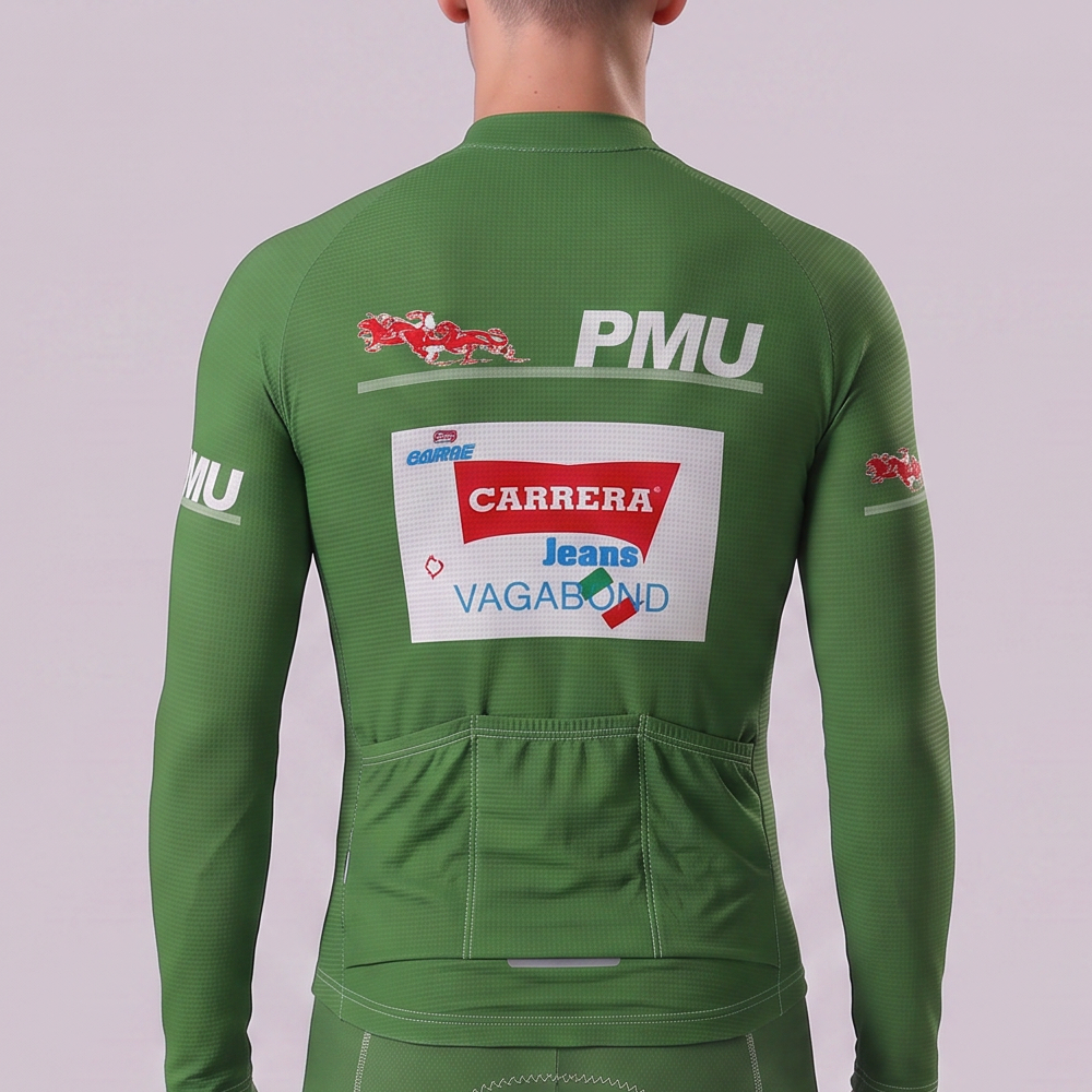 1987 PMU Fleece Long Cycling Jersey