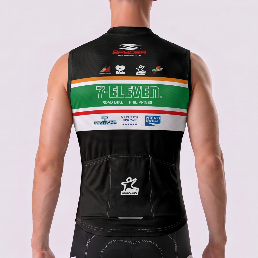 2017 7-Eleven Windproof Sleeveless Cycling Jersey