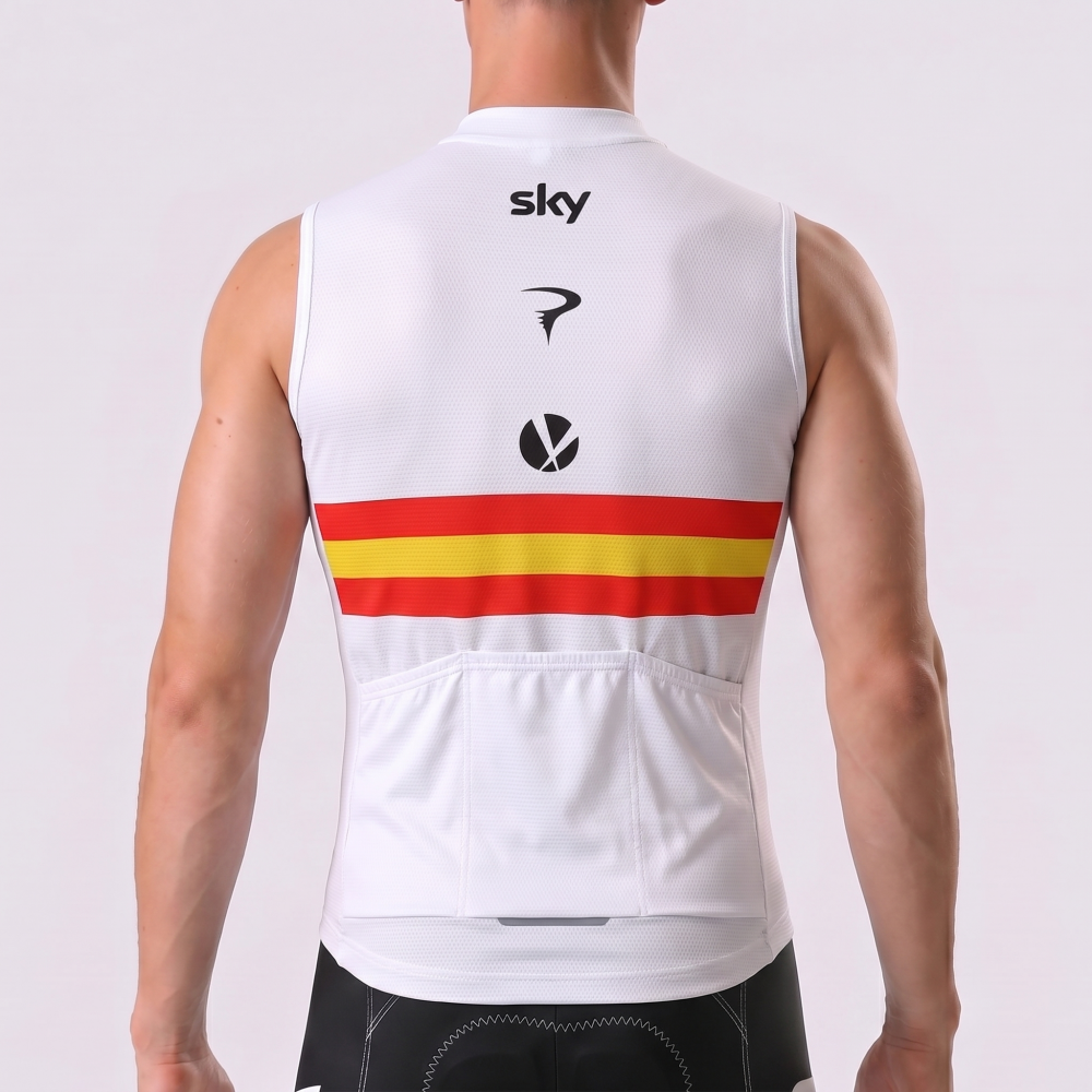 2016 Sky Rapha Windproof Sleeveless Cycling Jersey