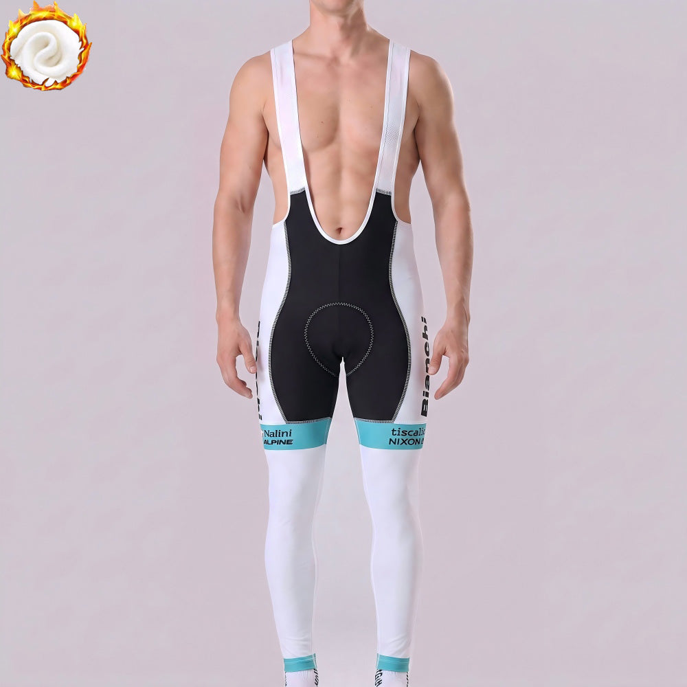 Nalini Bianchi Fleece Bib Cycling Pants