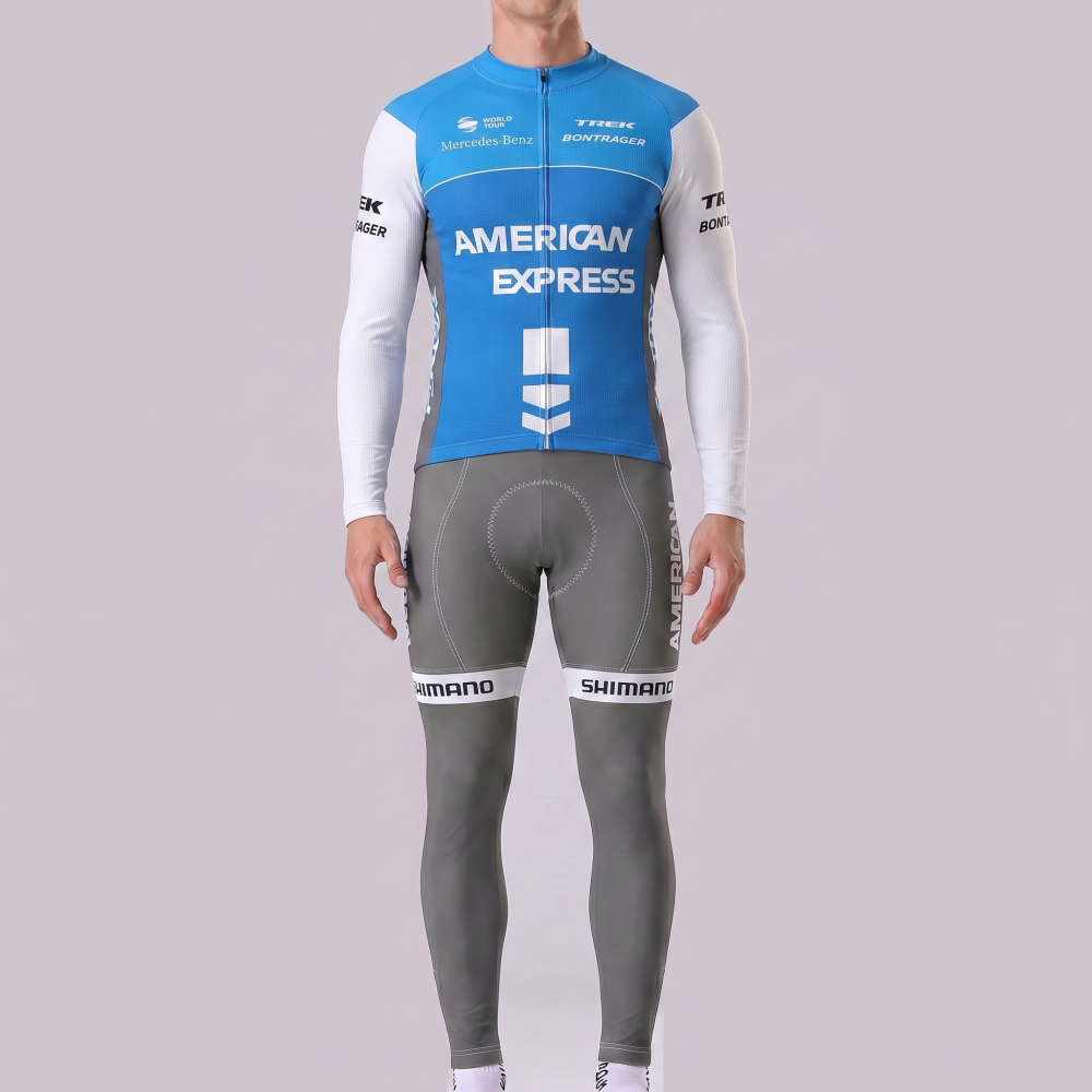 USA AMEX  Long Sleeves Cycling Kits