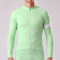 Matcha Green Long Sleeves Cycling Jersey