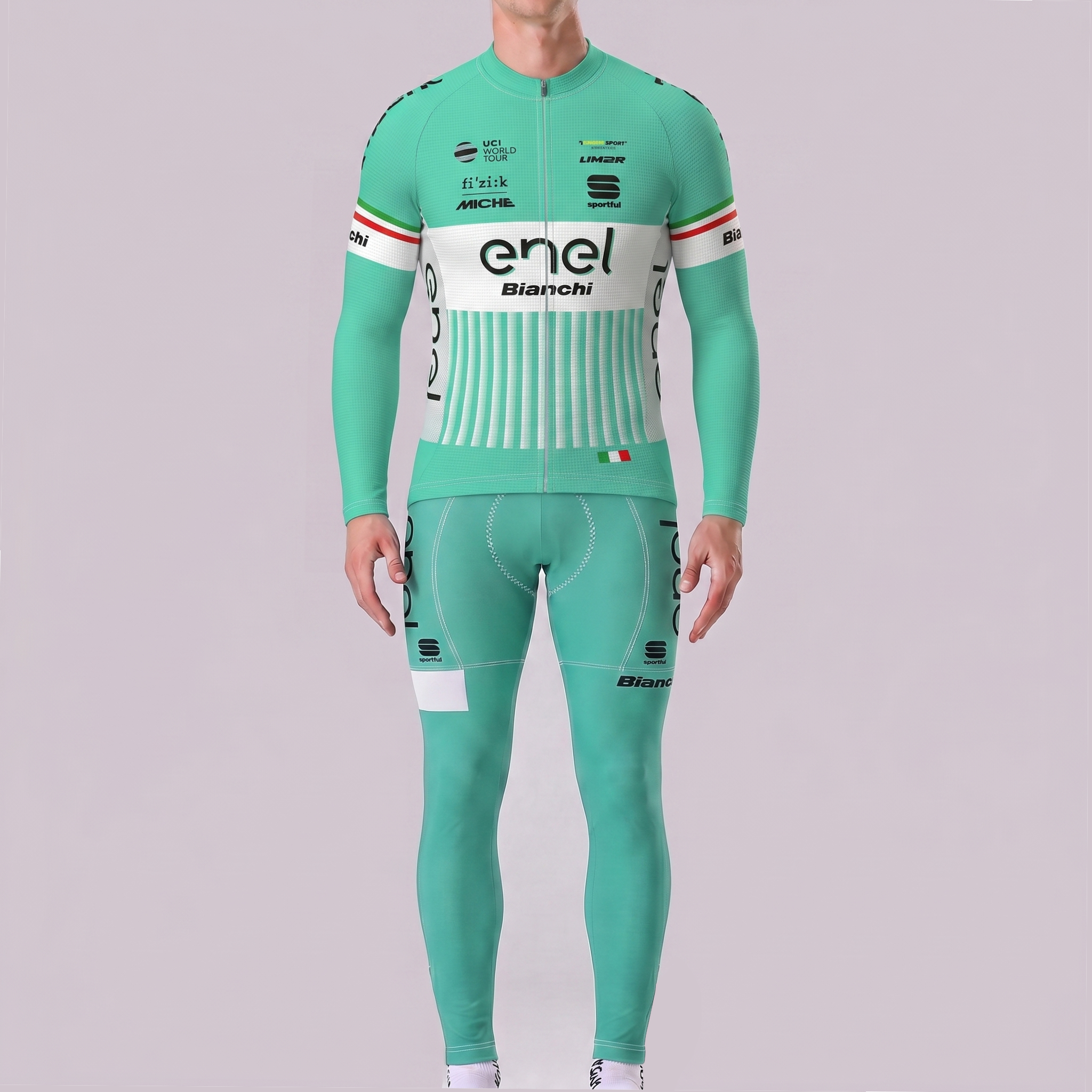 fi`zi:k Bianchi Long Sleeves Cycling Kits