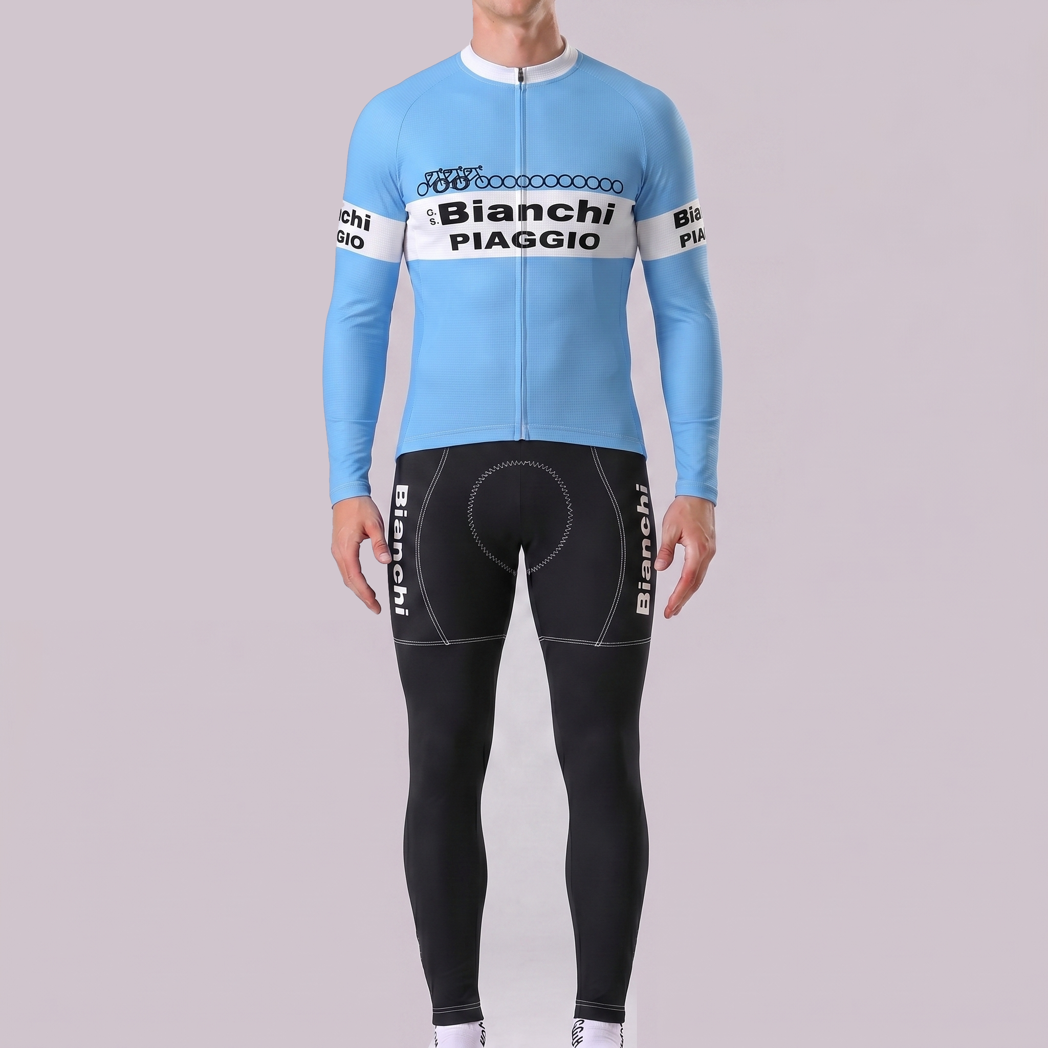 1983 Bianchi Long Sleeves Cycling Kits