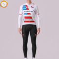 AMERICAN Fleece Long Sleeves Cycling Kits