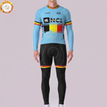 Belgium GillesVC Fleece Long Sleeves Cycling Kits