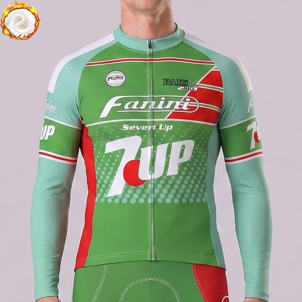7UP Fleece Long Cycling Jersey