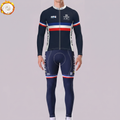 2022 France Fleece Long Sleeves Cycling Kits