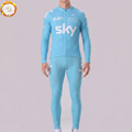 2015 Sky Rapha Fleece Long Sleeves Cycling Kits