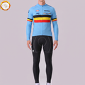 2018 Belgium Fleece Long Sleeves Cycling Kits