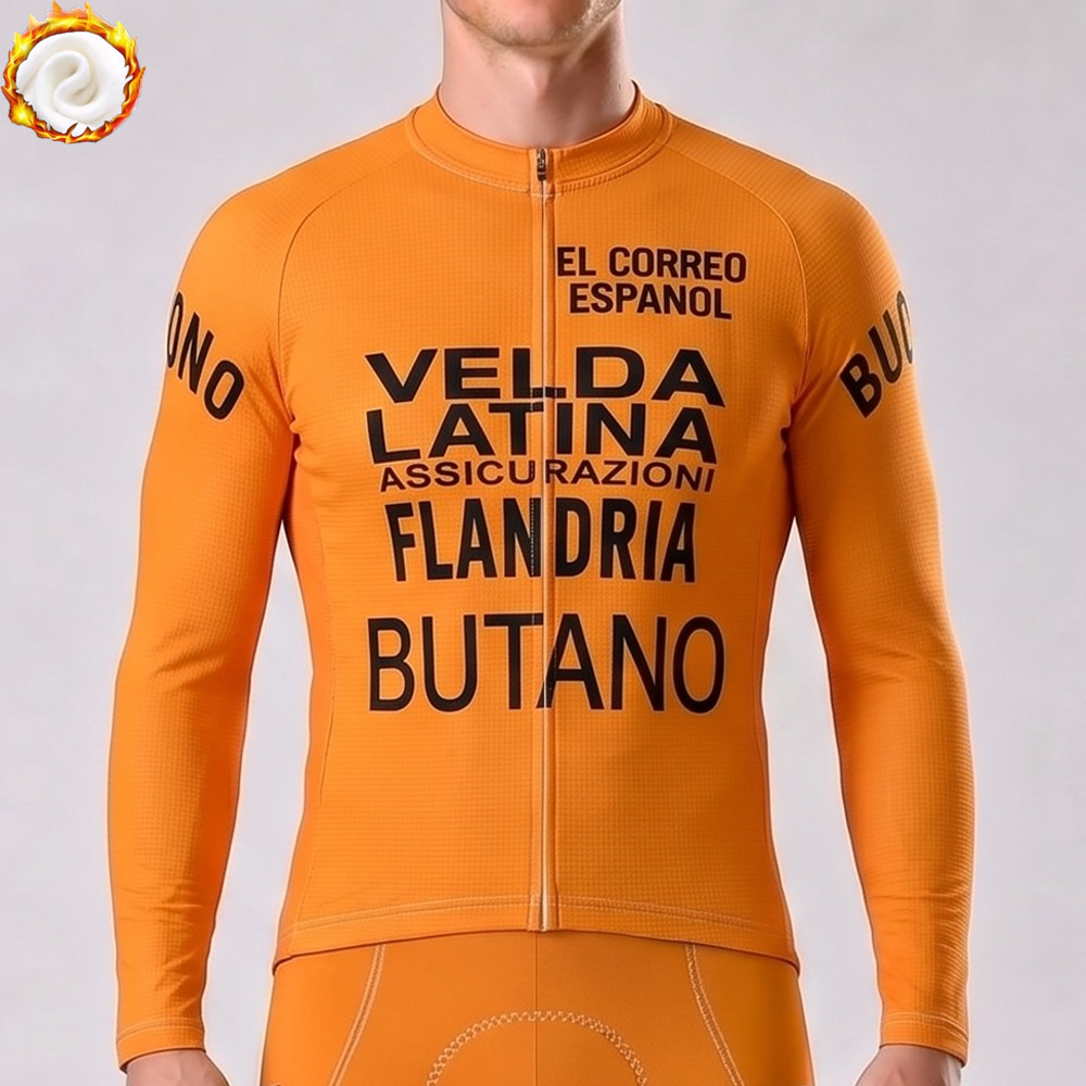 1977 Flandria Fleece Long Cycling Jersey