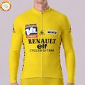 RENAULT elf Fleece Long Cycling Jersey