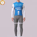 USA AMEX  Fleece Long Sleeves Cycling Kits