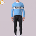 1983 Bianchi Fleece Long Sleeves Cycling Kits