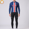 USA Fleece Long Sleeves Cycling Kits