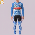 1988 Bianchi Fleece Long Sleeves Cycling Kits