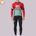 RTL Bianchi Fleece Long Sleeves Cycling Kits
