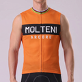 Orange MOLTENI Sleeveless Cycling Jersey