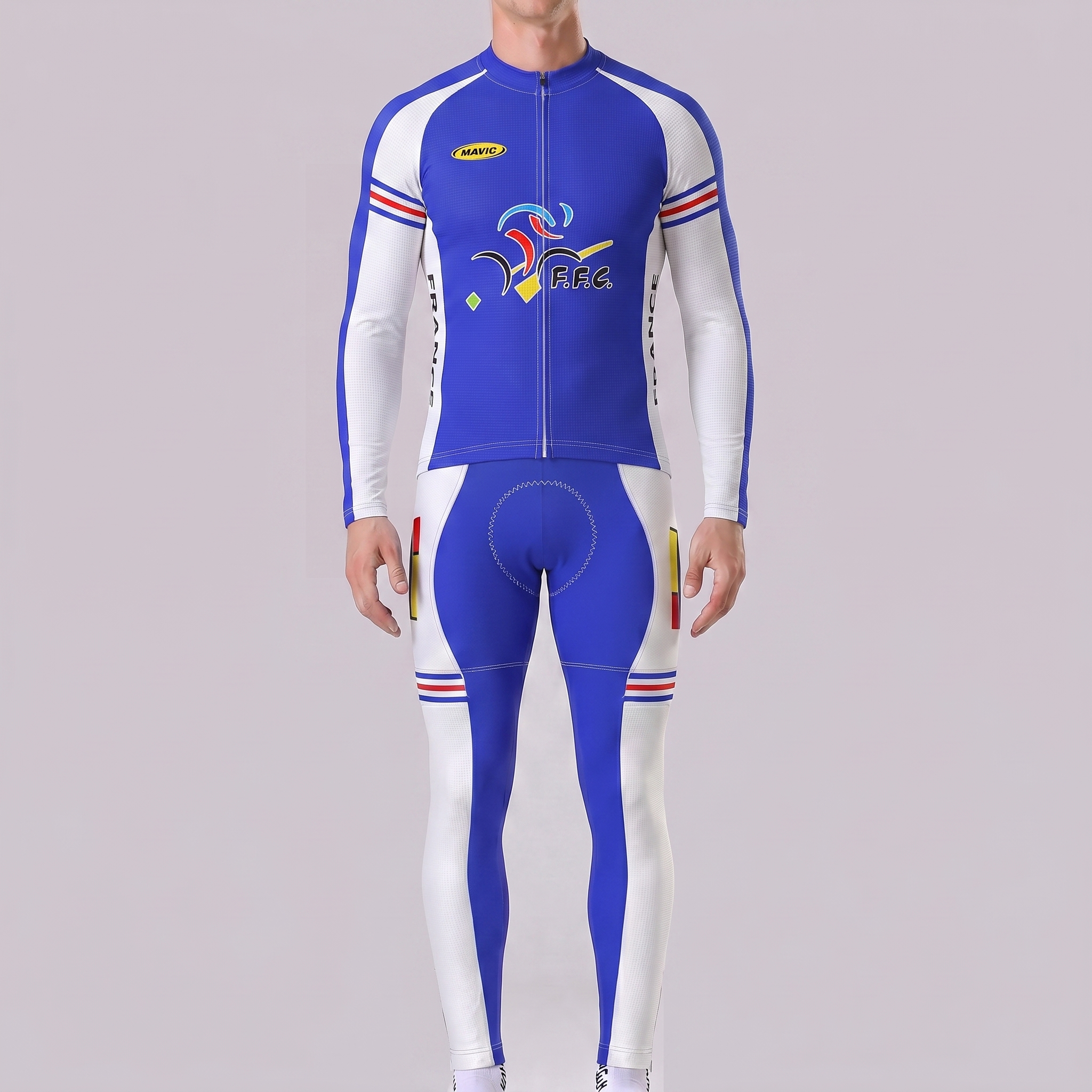 2003 France Long Sleeves Cycling Kits
