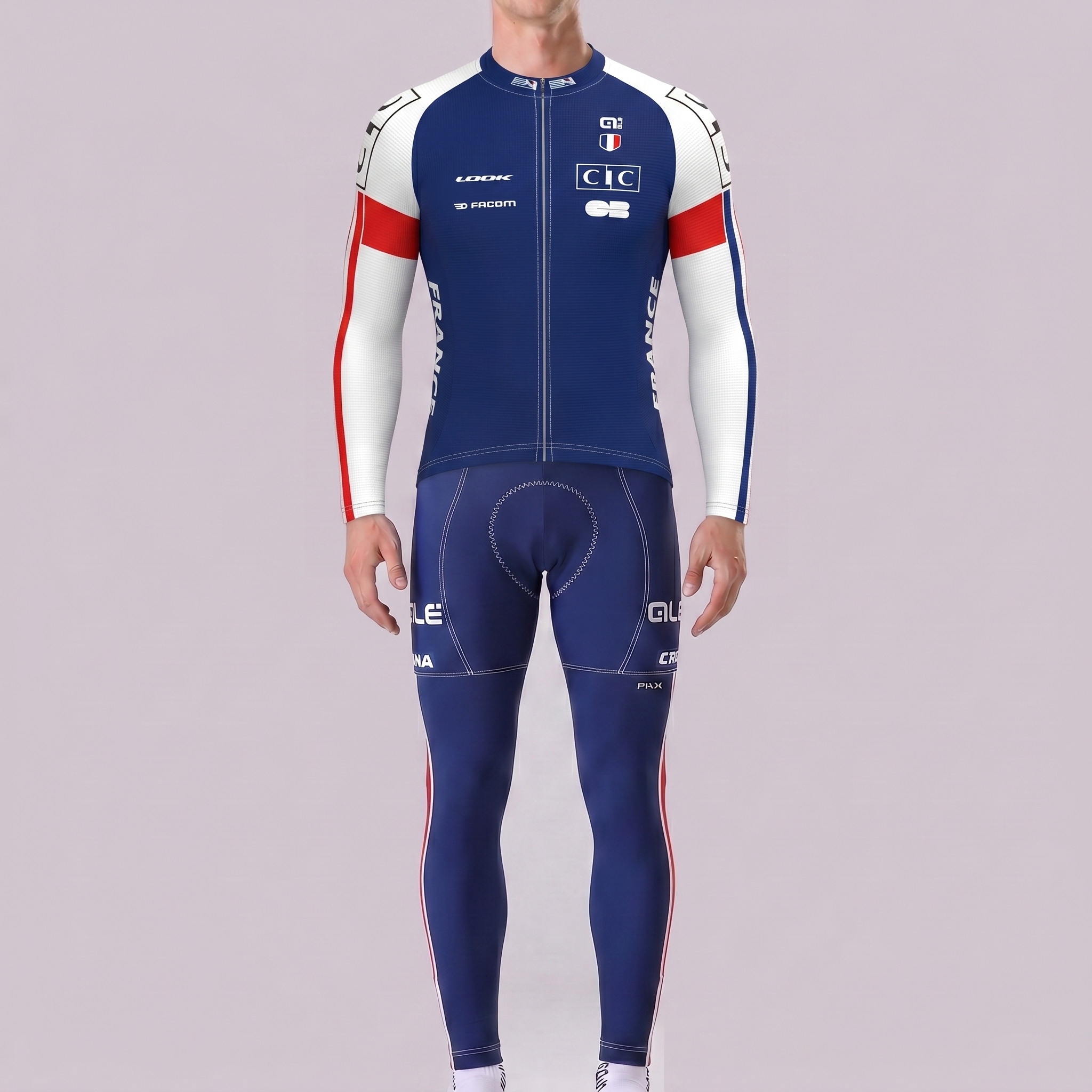 2025 France Long Sleeves Cycling Kits