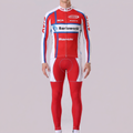 United State Red Long Sleeves Cycling Kits