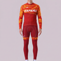 ESPANA Red Long Sleeves Cycling Kits
