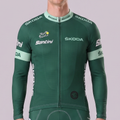 Tour de France Green Long Sleeves Cycling Jersey