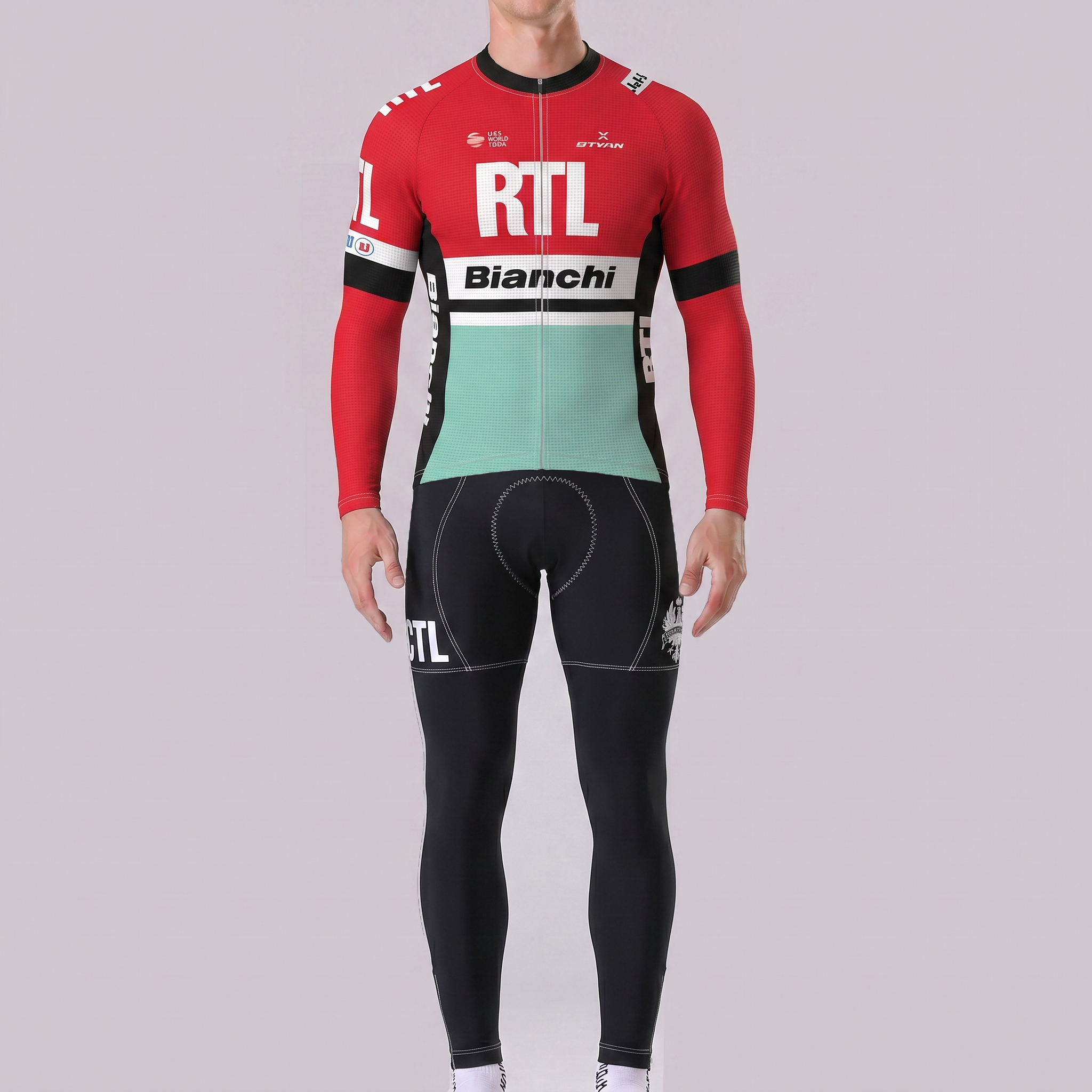 RTL Bianchi Long Sleeves Cycling Kits