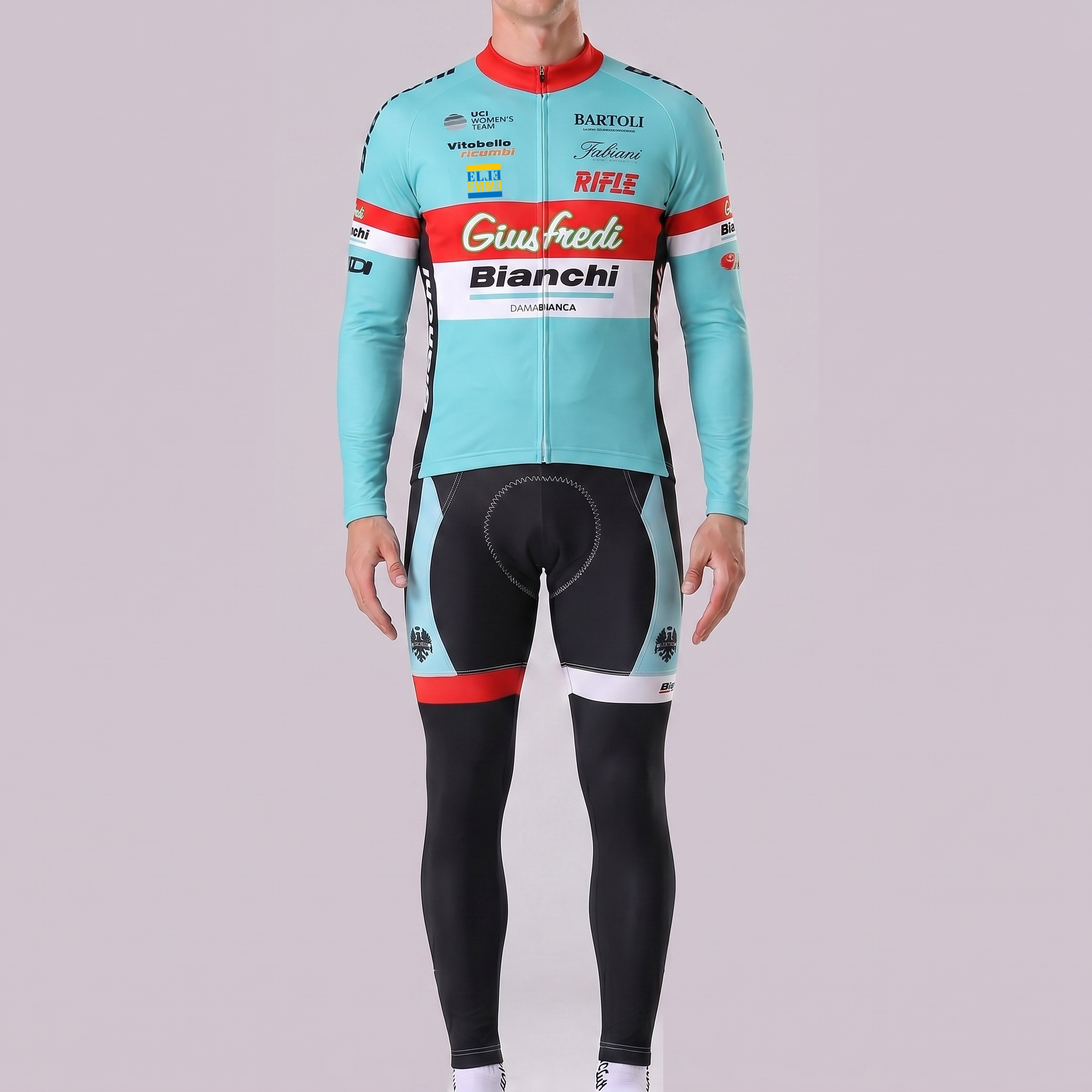 2017 Bianchi Long Sleeves Cycling Kits