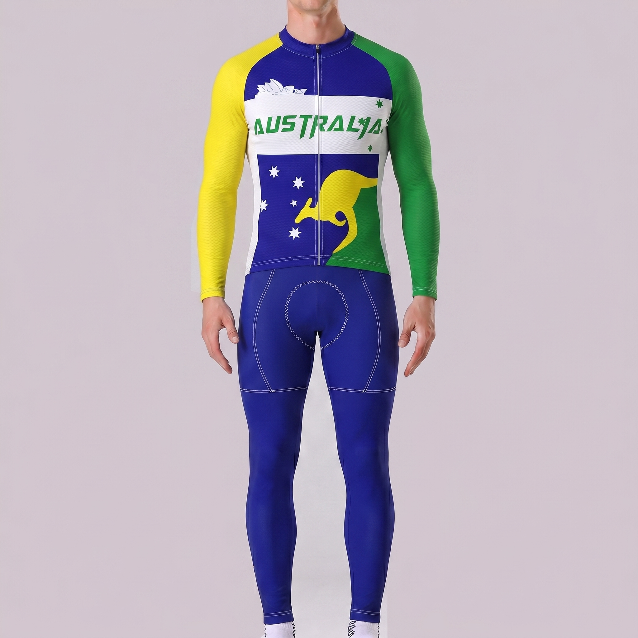 Kangaroo Australia Long Sleeves Cycling Kits