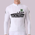 White MOLTENI Long Sleeves Cycling Jersey