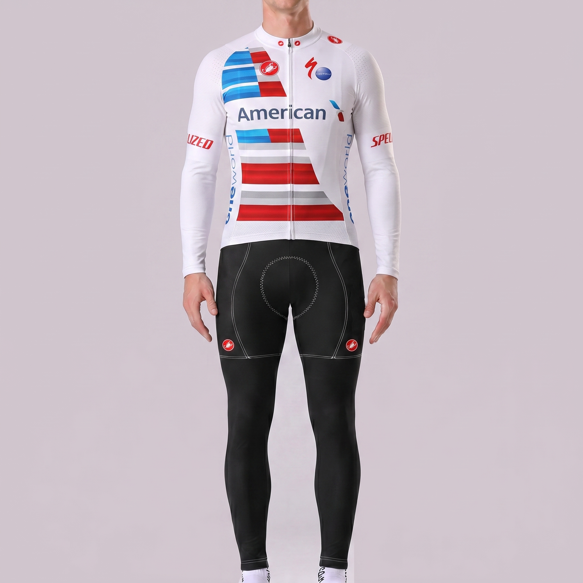 AMERICAN Long Sleeves Cycling Kits