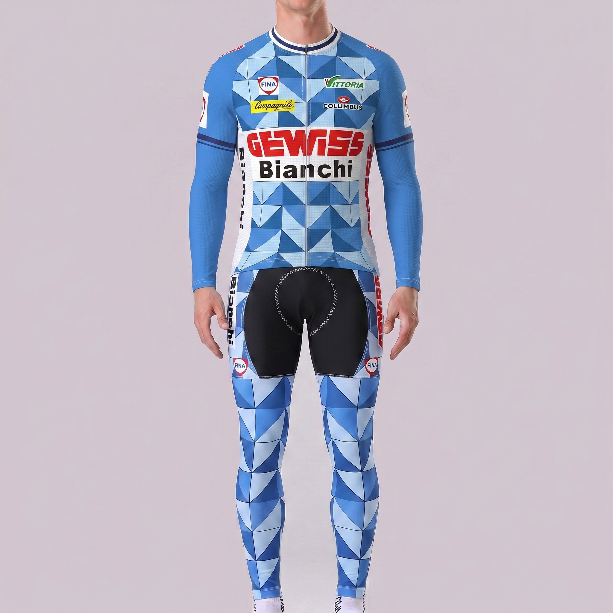 1988 Bianchi Long Sleeves Cycling Kits