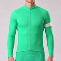 Fluorescent Green Long Sleeves Cycling Jersey