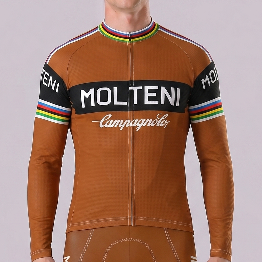 MOLTENI  Campagnolo Long Sleeves Cycling Jersey