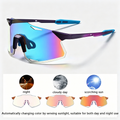 Day‑Night MTB Road Bike Photochromic Sunglasses