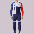 France LE COL Long Sleeves Cycling Kits