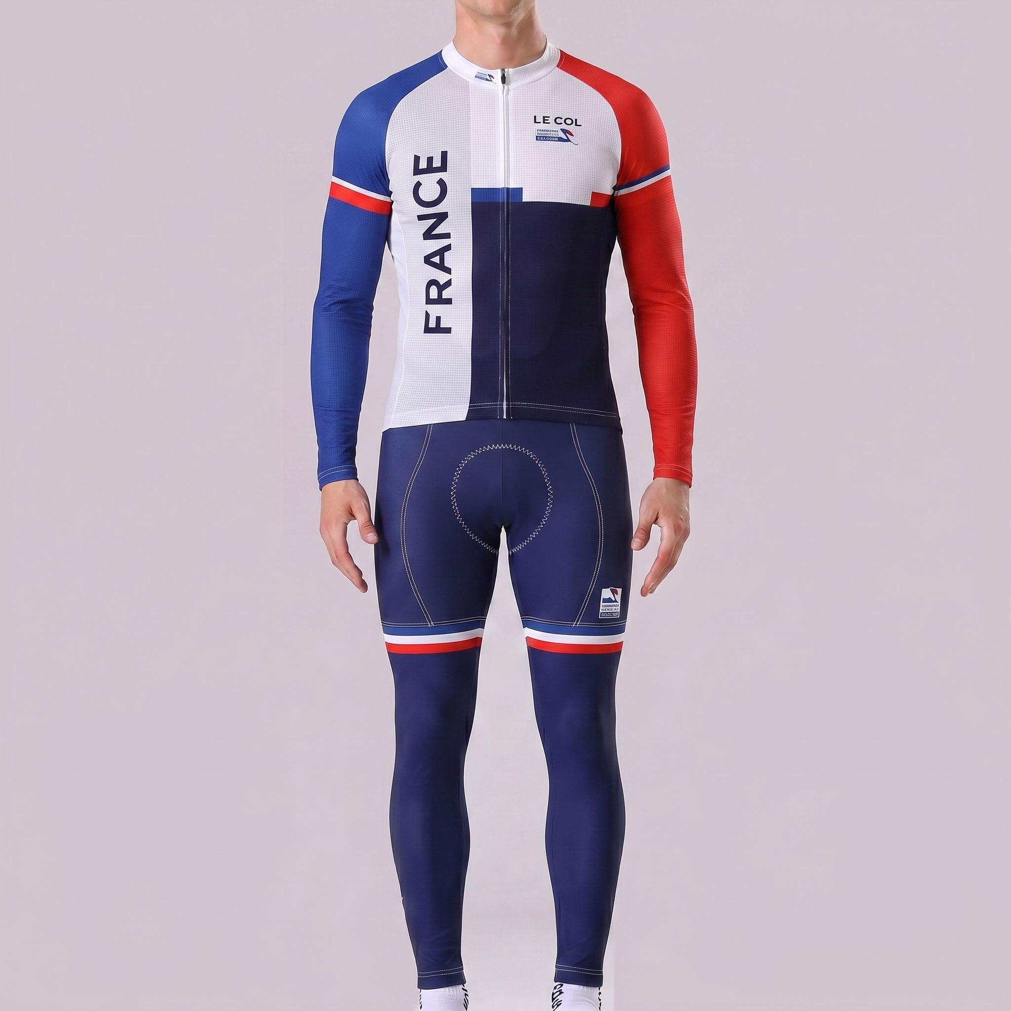 France LE COL Long Sleeves Cycling Kits