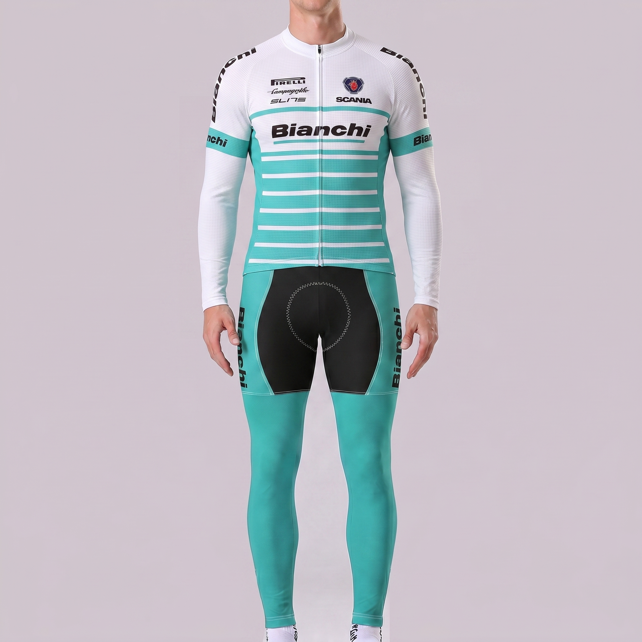 MEDION Bianchi Long Sleeves Cycling Kits