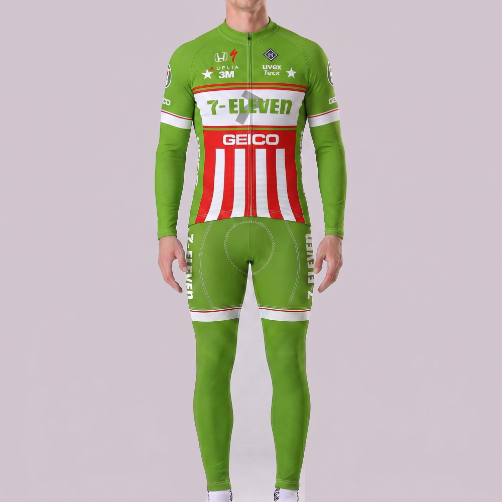 1989 7-Eleven Long Sleeves Cycling Kits