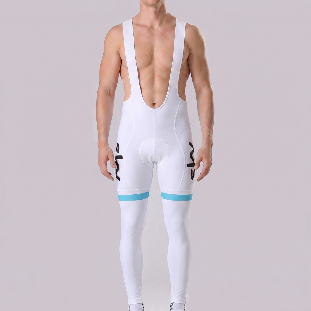 2018 Sky Data Print Bib Cycling Pants