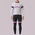 France Stripes Long Sleeves Cycling Kits