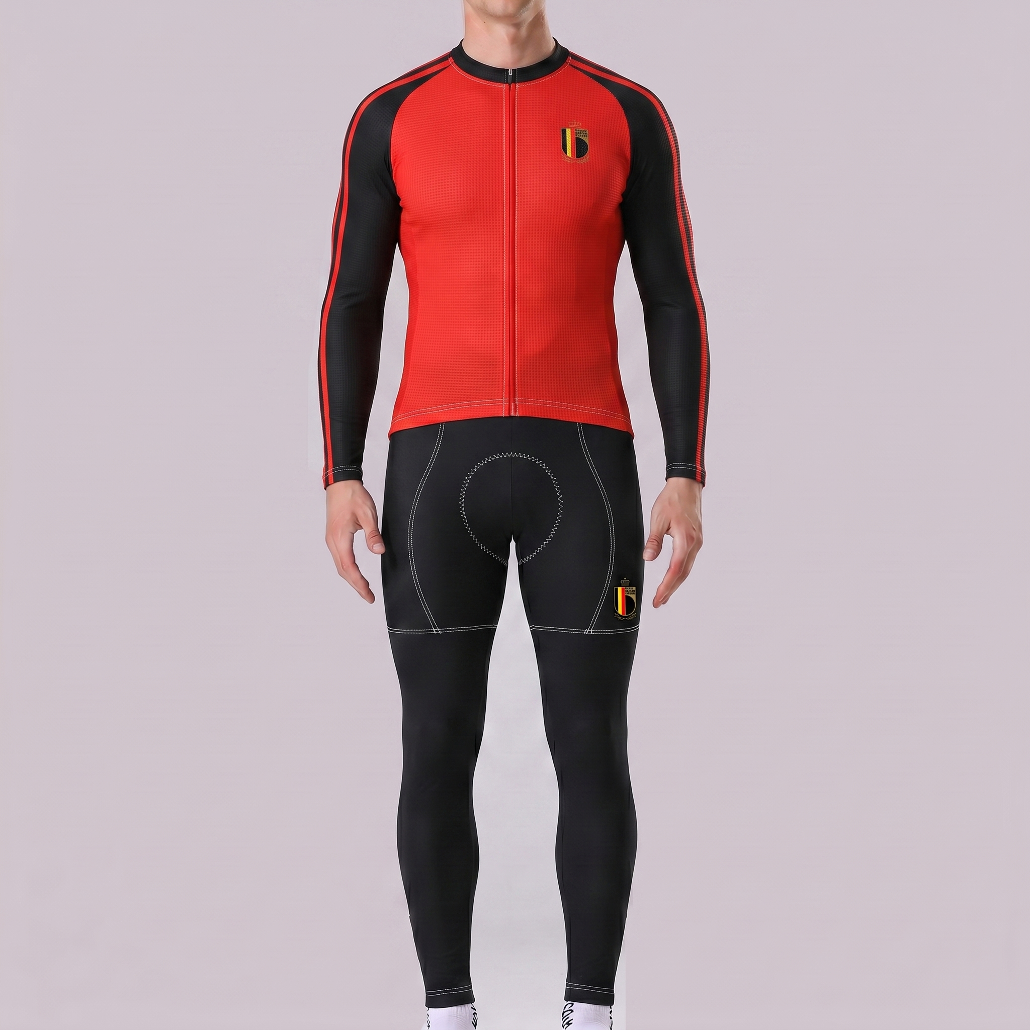 Belgium leon Long Sleeves Cycling Kits