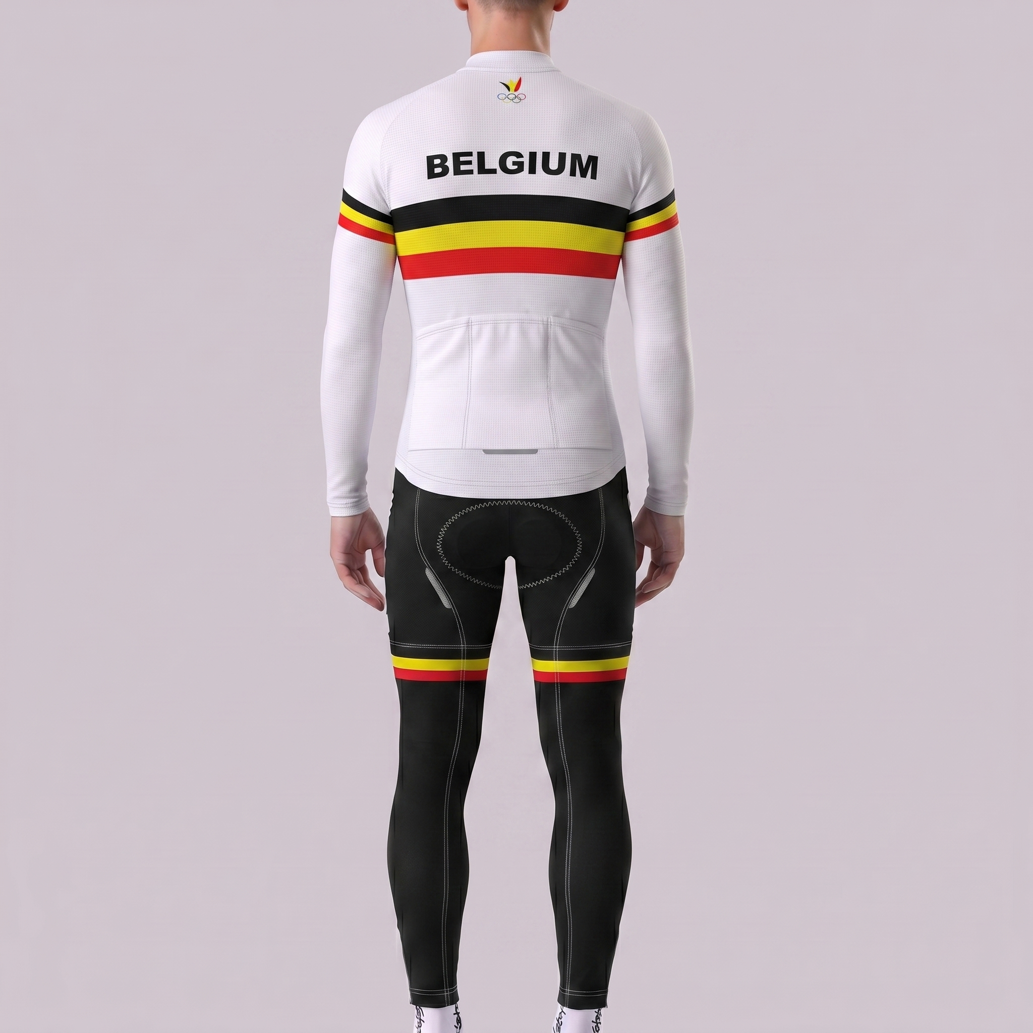 Belgium Galou Long Sleeves Cycling Kits