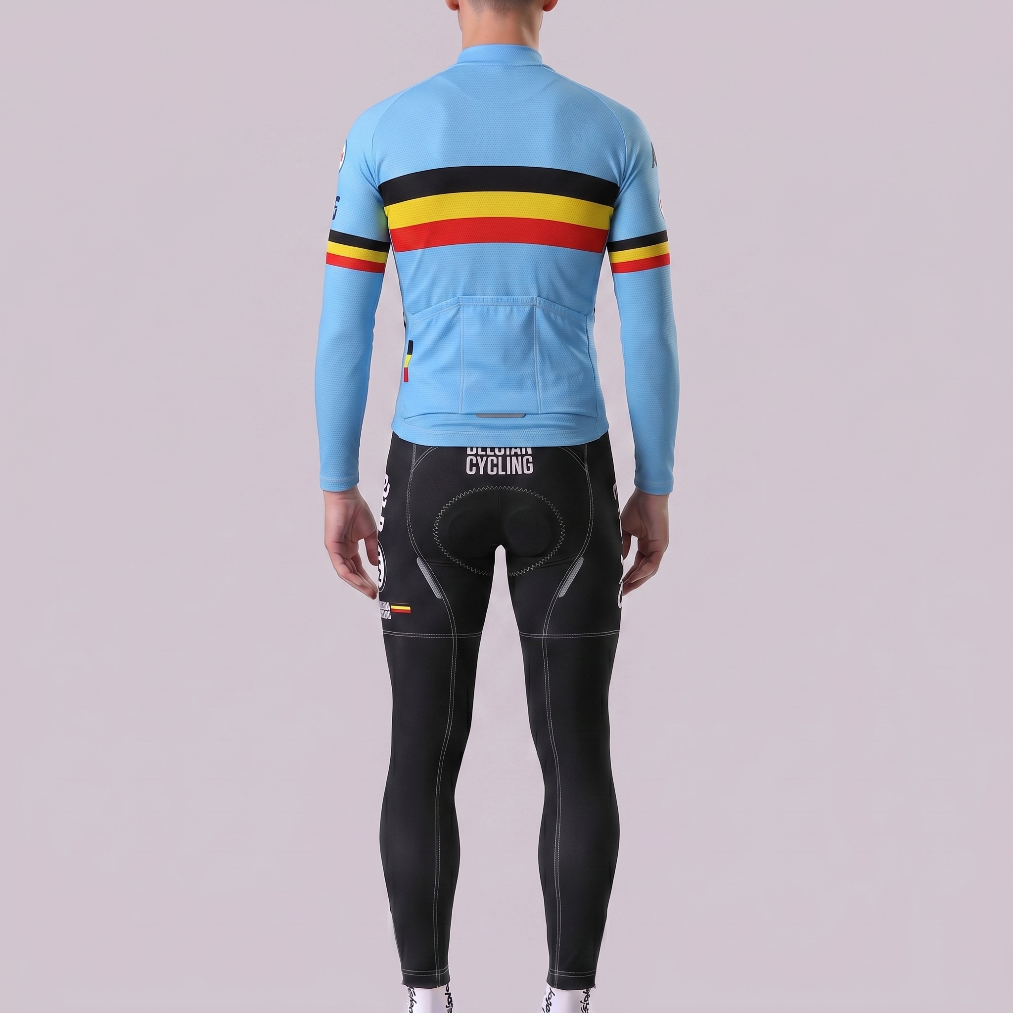 2018 Belgium Long Sleeves Cycling Kits