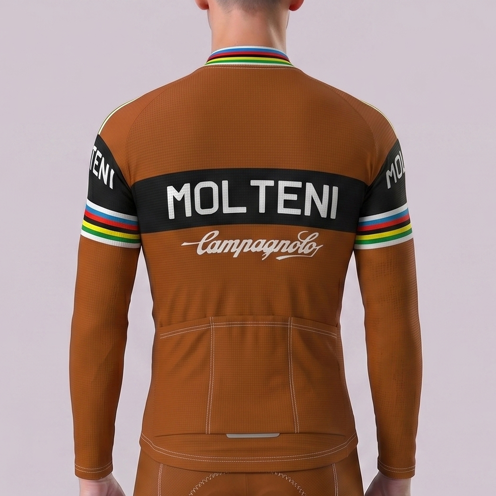 MOLTENI  Campagnolo Long Sleeves Cycling Jersey