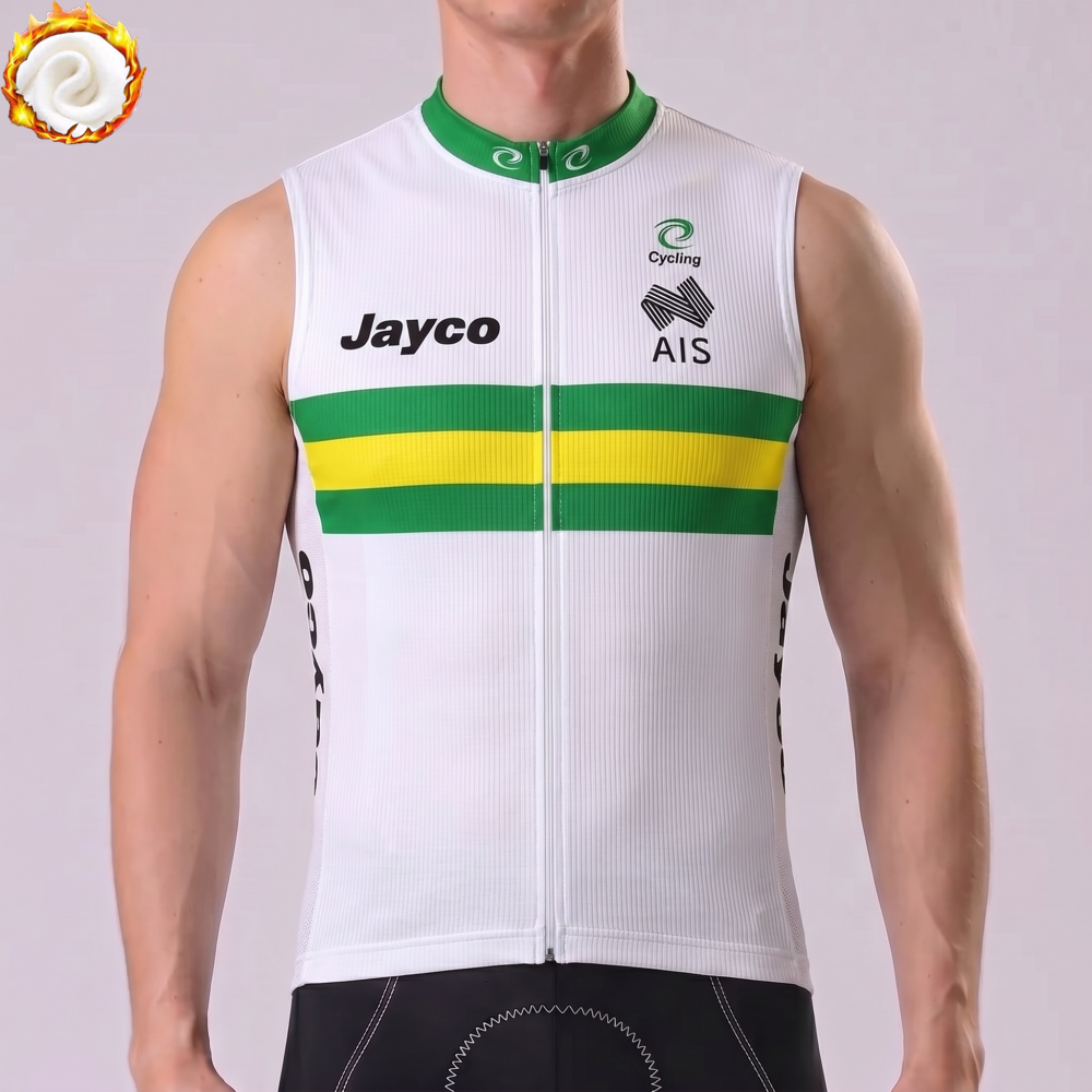 2017 Australia Fleece Sleeveless Cycling Jersey